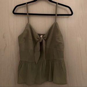OLIVE CROP TOP